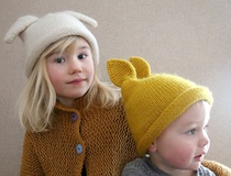 Rabbit Ear Hat Cute Woolen Knitted Hat Text Description Illustration Not Finished Product