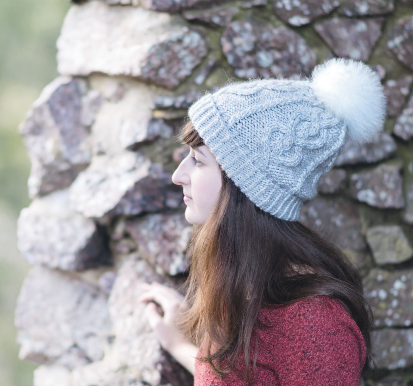The hair cap warm coat cap text description of the text of the text of the woven translation graph