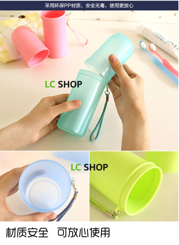 Du lịch rửa tay cốc bàn chải đánh răng kem lưu trữ hộp mugs nam và nữ du lịch vật tư du lịch - Rửa sạch / Chăm sóc vật tư túi đựng đồ trang điểm