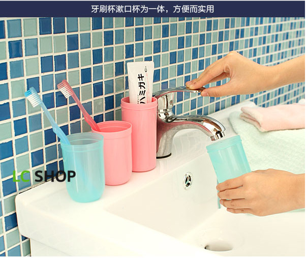 Du lịch rửa tay cốc bàn chải đánh răng kem lưu trữ hộp mugs nam và nữ du lịch vật tư du lịch - Rửa sạch / Chăm sóc vật tư túi đựng đồ trang điểm