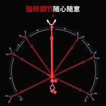 Universal Fort rear hanging antenna aluminum alloy is anti-detachment Rod hanging anti-skid frame Rod accessories upgraded fishing rod fishing bracket