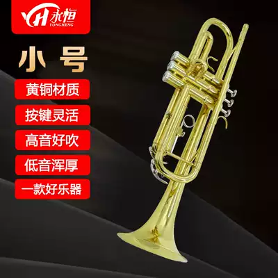 Eternal YONGHENG B- flat trumpet instrument Golden beginner test orchestra performance