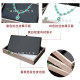 Imported champagne brushed leather black and white double-sided loose bead accessories jewelry jade jewelry storage display display bracket tray