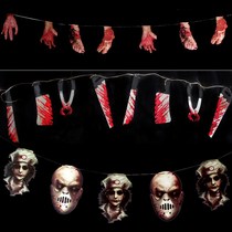 Haunted house bar Halloween Horror decoration blood knife