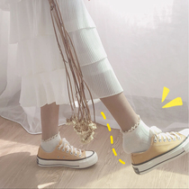 Japanese lace socks womens socks cotton bamboo fiber retro ladies socks lolita soft girl socks four seasons