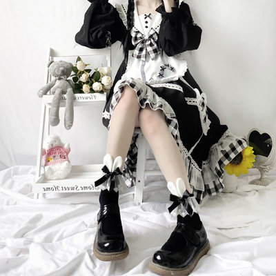taobao agent Lace cute cotton socks for princess, Lolita style, lace dress