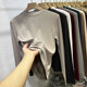 Long-sleeved thin small stand collar half high collar modal cotton