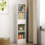 Tủ sách Bắc Âu phòng ngủ đơn giản hiện đại IKEA kệ sàn khe không gian tiết kiệm tủ sách học sinh đơn giản của trẻ em - Kệ kệ hồ sơ