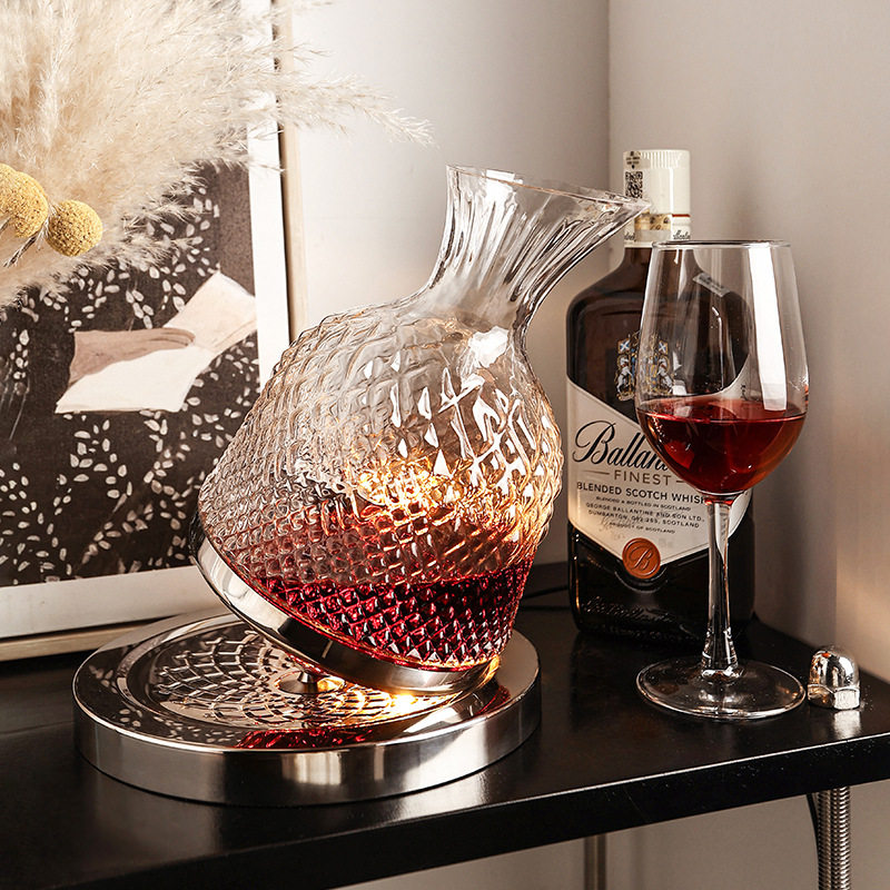 Light and luxurious tumbler Decanter Luxury fancy top wine Wine Distributor home swivel Wine Zappot Hem-Taobao