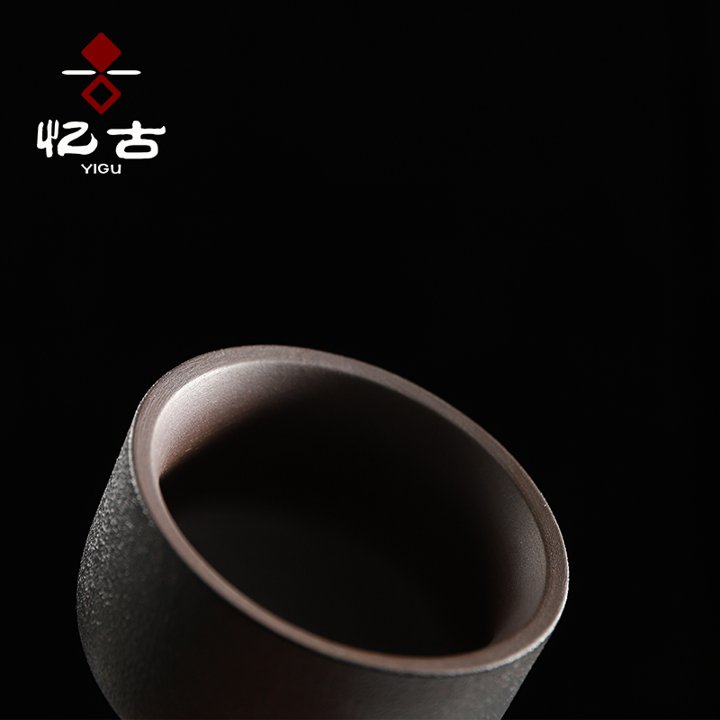 Have the ancient tea cup thick ceramic tea set household ceramics kung fu tea set of black tea accessories master cup single cup sample tea cup