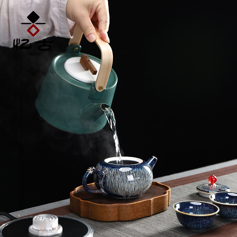 Have the kettle girder pot of tea for household cooking steaming ceramic teapot tea machine electricity TaoLu high - temperature kung fu tea set