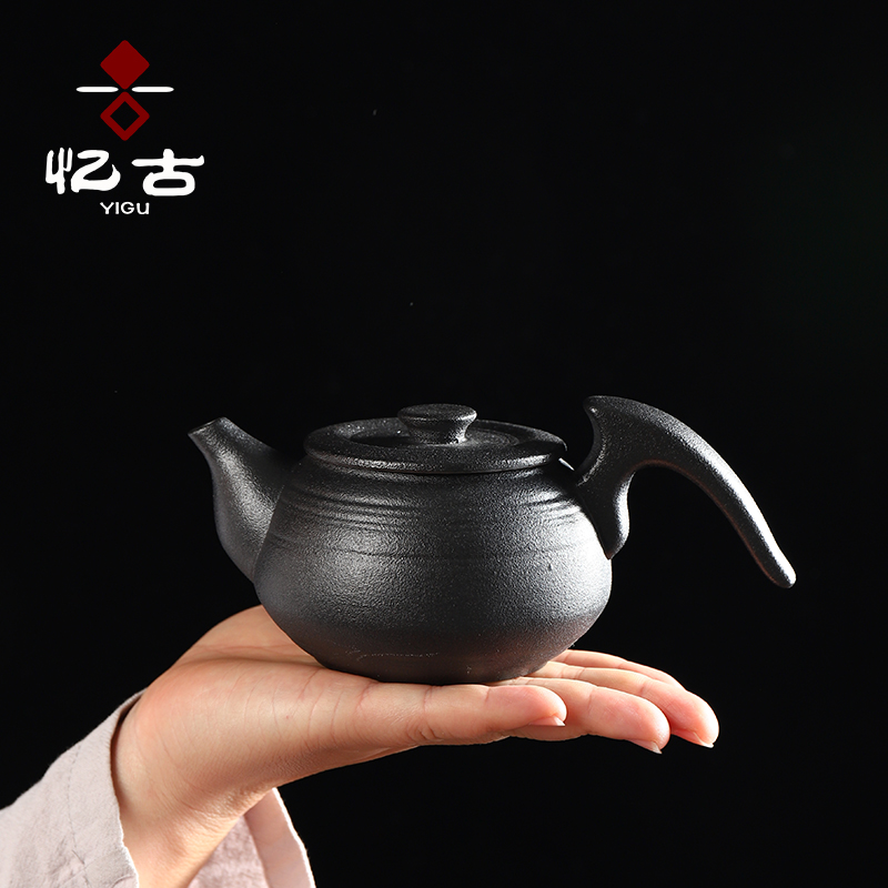 Have the coarse pottery teapot kung fu tea set home office ceramic base of black tea accessories make tea mercifully single pot