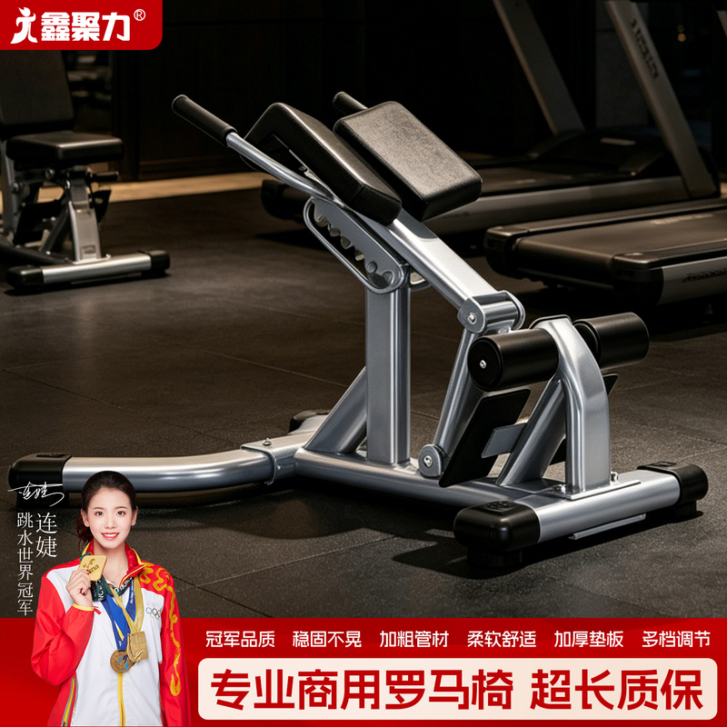 Commercial Roman Chair Goat Stand-Up Exercise Machine Home Fitness Equipment Fitness Chair Back Muscle Exercise Training Core