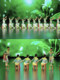 Chapiaoxiang dance costume Yumeng Yuyang performance costume bamboo hat white cup tea props stool cup classical dancer