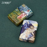 Мультяшная креативная ветрозащитная зажигалка на керосине для друга, подарок на день рождения