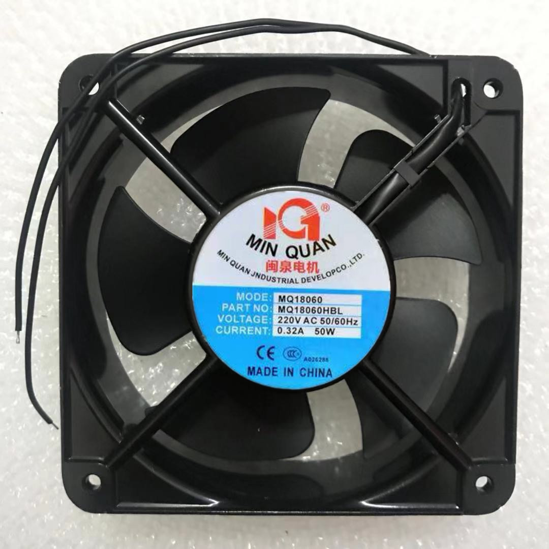 New original dress Min Quan MQ18060HBL2 220V axial flow fan industrial motor heat dissipation fan 18cm-Taobao