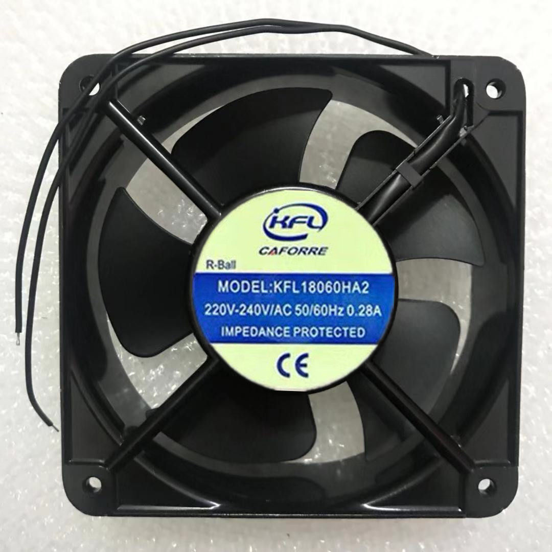Waterproof fan Kelly Feng KFL18060HA2 AC220V 0 28A cooling fan small industrial exhaust fan