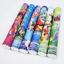 Childrens birthday party supplies Cartoon birthday salute Baby year-old party fireworks tube Salute tube