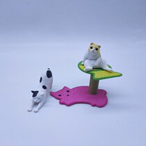 Genuine bulk goods simulated mini animals kittens my slow cat toy model ornaments