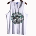 Áo vest thể thao giản dị của Nhật Bản - Áo vest cotton áo vest trung niên Áo vest cotton
