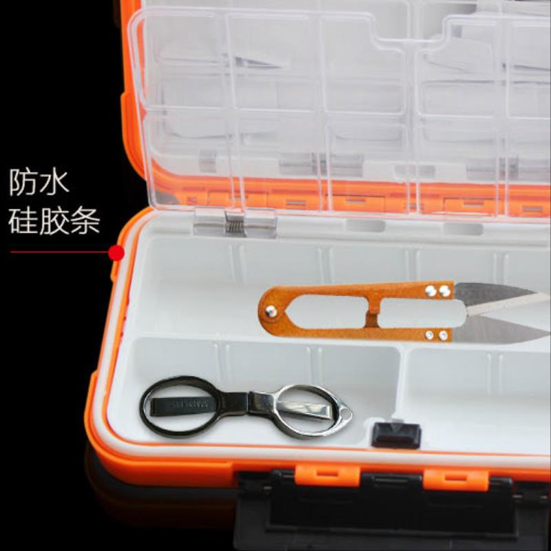 Fishing small accessories box multifunctional accessories Road subbox contains box bait box double-layer large fishing gear accessories collection box