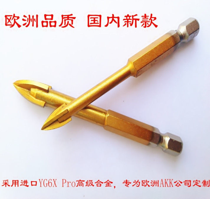 Outlet Type Cross Multipurpose Drill CEMENT CERAMIC TILE GRANITE DRILL BIT 5-10mm