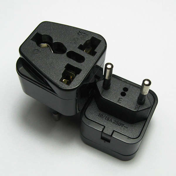 European conversion plug (embedded) Brazil conversion plug South America travel power converter universal plug