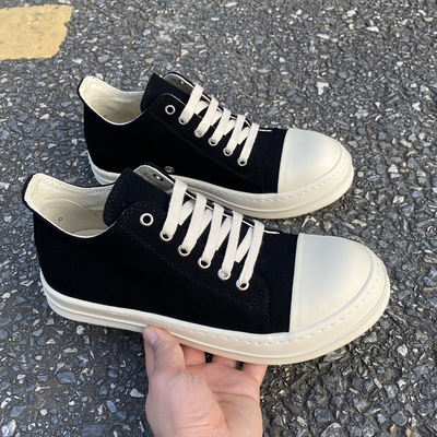 2023 RO FABLED low-top shoes, men's shoes, canvas shoes, thick-soled, black and white, European and American trendy shoes, women's shoes, couple shoes
