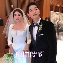 Bride head yarn short Super fairy marriage license tour new Moren series Pengpeng Net red photo props wedding headwear