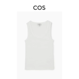 Cos женская тонкая ложка Typhoon воротник вязаные жилеты белые 1188243002