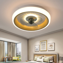 Smart fan lamp 2021 New light luxury living room bedroom macaron restaurant dining room ceiling with electric fan lamp