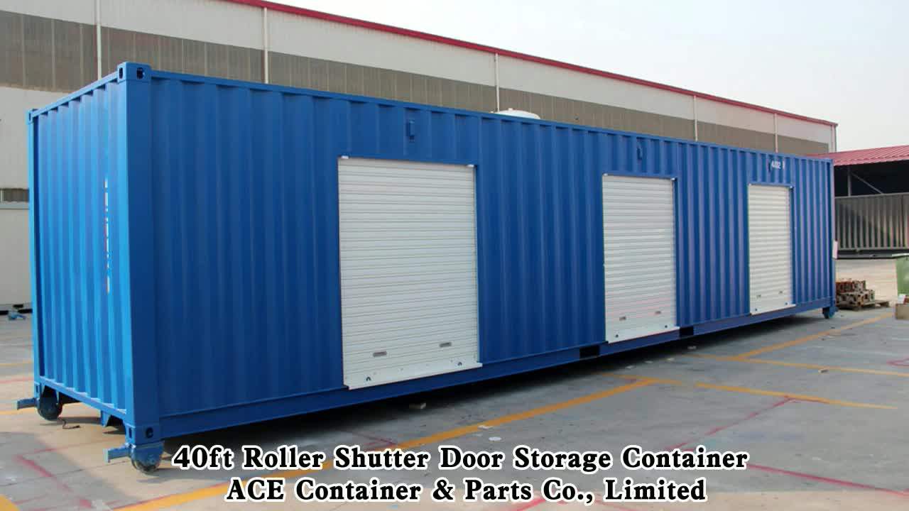 Roller Shutter Doors Portable And Movable 40 Ft Self Storage Container