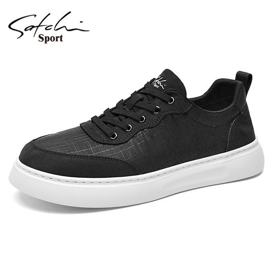 Shachi Men's Shoes 2025 Winter New Men's Fashion Casual Shoes Versatile Breathable Casual Shoes Soft Sole Simple Sneakers