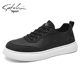 Shachi Men's Shoes 2025 Winter New Men's Fashion Casual Shoes Versatile Breathable Casual Shoes Soft Sole Simple Sneakers