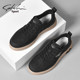 Shachi Men's Shoes Genuine Canvas 2025 New Autumn Thin Casual Sneakers Men's Low-Top Sports Flat Canvas Shoes