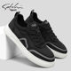 Shachi Men's Shoes Winter 2025 New Men's Casual Shoes Brand Fashion Cloth Shoes Soft Sole Comfortable Sneakers Trendy