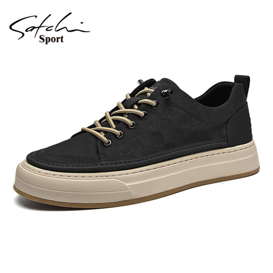 Satchi/Satchi Men's Shoes Winter 2025 New Sports Casual Shoes Trendy Versatile Canvas Shoes Men's Sneakers