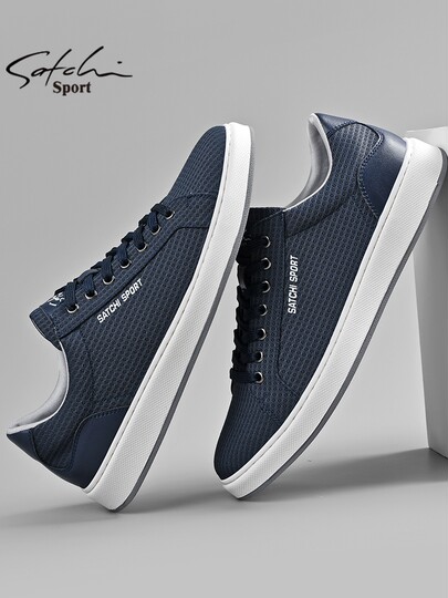 Shachi Men's Shoes Official Genuine Product Winter 2025 New Trendy Men's Sports Casual Shoes Travel Mesh Sneakers