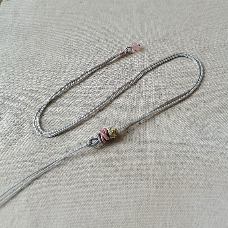 Hand Crystal jade Honey Wax Necklace Pending Rope Natural Crystal Bed Accessories DIY Accessories