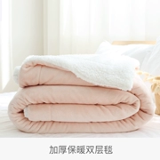 Đôi cashmere chăn dày chăn flannel tấm đôi sofa điều hòa không khí chăn mền mùa thu và mùa đông giải trí - Ném / Chăn