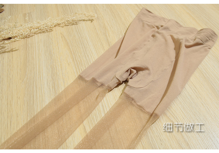 3 cặp 5D 8D siêu mỏng trong suốt liền mạch sáng nhấp nháy vớ pearlescent vớ bóng romper vớ nữ