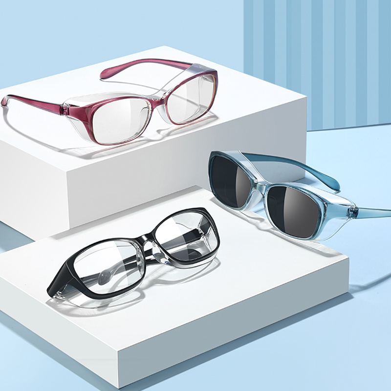 Goggles, anti-fog, anti-fog, dust-proof, sand-labor protection, transparent riding, wind-shielding, splash-proof, blue-light discoloration, men's and women's protection