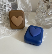 Klein blue INS contact lens case contact lens case companion box care box solid color style simple Korean style portable