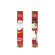 Christmas couplet decoration door couplet decoration home scene layout hotel store holiday curtain door hanging door frame