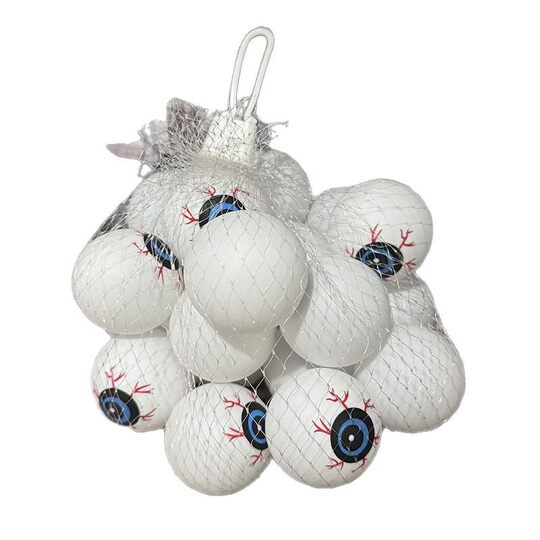 Halloween decoration mesh bag eyeball horror props pendant pendant scene layout plastic eyeball atmosphere decoration
