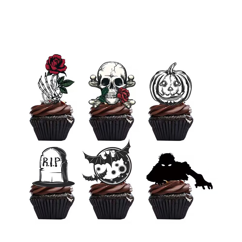 Helovino stalo įrankių rinkinys, vienkartinės lėkštės, popieriniai puodeliai, servetėlės, šiaudeliai, peiliai, šakutės, staltiesės, tortai, dekoracijos,_voghion.com