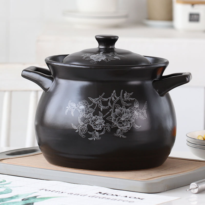 Casserole stew large simmering high - temperature ceramic Casserole soup gas old household gas soup pot Casserole