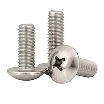 M3M4M5M6M8 201 stainless steel large flat head screw machine screw mushroom head * 6-8-10-16-2