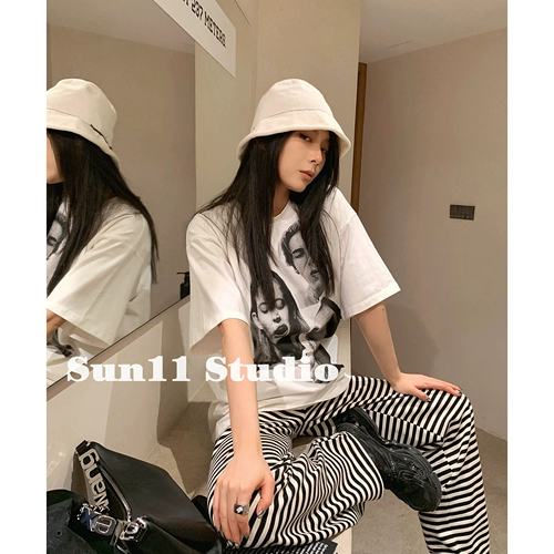 Штаны, приталенные дизайнерские тонкие леггинсы для отдыха, высокая талия, тренд сезона, свободный прямой крой