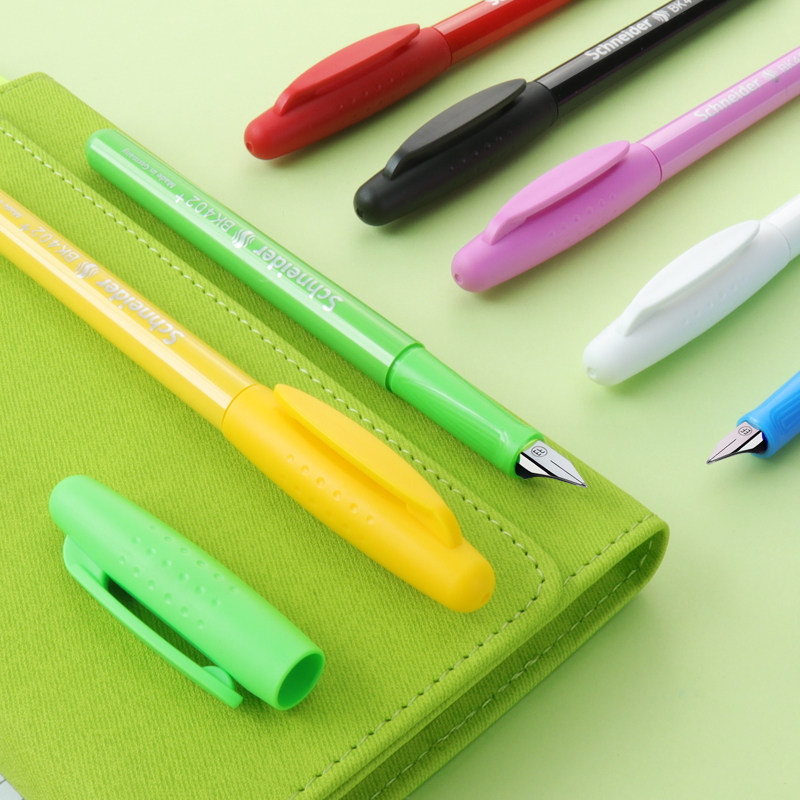 Free lettering imported from Germany schneider Schneider BK402 primary school students third grade special middle school students high school calligraphy pen office writing 402EF pen fine tip men and women